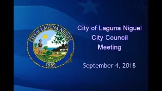 City Council Meeting: September 4, 2018