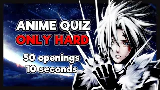 Anime Opening Quiz №5 | Угадай аниме по опенингу | ONLY HARD