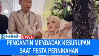 Viral Pengantin Mendadak Kesurupan Saat Pesta Pernikahan, Mata Melotot Sambil Menari