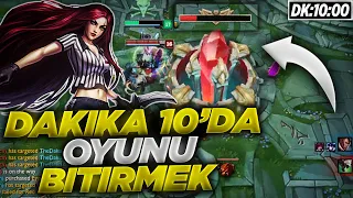 Jaxres - WEST YÜKSEK ELODA DAKİKA 10DA OYUNU BİTİRDİM!! l KATARINA İLE YARGI DAĞITTIM!!