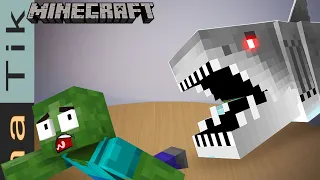 Monster school: POOR ZOMBIE LIFE #18 (Kluna tik vs Shark minecraft) - Eating Minecraft Animation