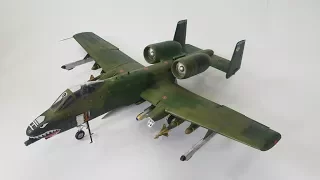 Hobby Boss 1/48 A-10 Thunderbolt II (Part 4: Masking and painting the kit)