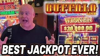 RECORD BROKEN! ★ THE LARGEST BUFFALO LINK JACKPOT I HAVE EVER WON!
