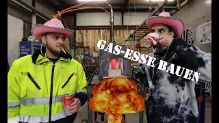 Gasesse /Gas-Schmiedefeuer bauen / gas forge build tutorial