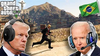 US Presidents Fight the Brazilian Mafia in GTA 5