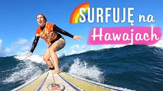 🏄‍♀️ Uczę się surfować na Hawajach! 🌊 Nakręcone Smakiem #2 | Agnieszka Grzelak Vlog