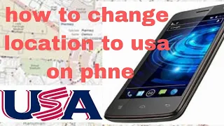 how to change location to usa on phone