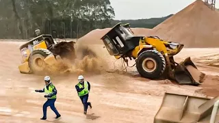 TOP 10 Dangerous Idiots Excavator & Truck Skills |Heavy Equipment Fail Operator Disaster Compilation