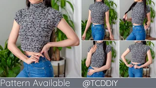 How to Crochet: Raglan Turtleneck | Pattern & Tutorial DIY