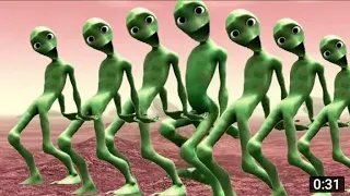 El Chombo dame tu cosita/El Chombo remix/green alien dance with song