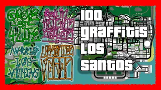 Ubicación 100 graffitis GTA San Andreas y recompensas