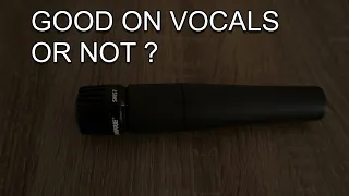 shure sm57 hands on - should you buy it as a vocal mic ?