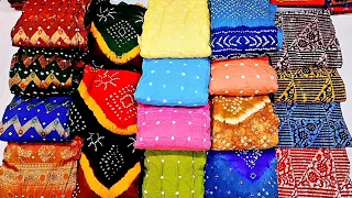 100% guaranteed fast colour jaipuri bandhani batik bandhej gujrati ladies suits direct manufacturer