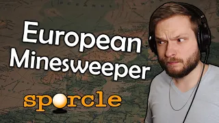 Playing European Minesweeper - Play Along Geography Quizzes in Sporcle