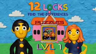 12 Locks Find The Difference - Level 1