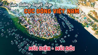 Khám phá con đường tuyệt đẹp nối Cực Đông Việt Nam từ Mũi Điện Phú Yên đến Mũi Đôi Khánh Hoà