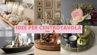 IDEE PER CREARE CENTROTAVOLA #arredamento #homeorganisation #home