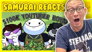 Japanese React to ”Fighting in Mr Beasts 100k YouTuber Battle Royale” TheOdd1sOut | Samurai Dad