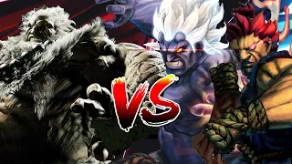 Akuma gameplay comparison - SF6 vs USF4 (Akuma/Oni Omega mode)