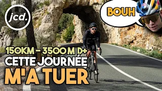 150 KM à MAJORQUE - On CHUTE "à cause" de WOUT VAN AERT - avec @sacalobracyclingclub