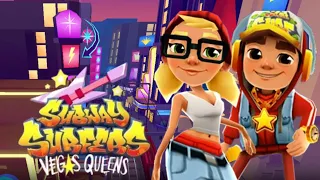 SUBWAY SURFERS GAMEPLAY PC HD 2024 - VEGAS QUEENS - JAKE STAR OUTFIT+TRICKY