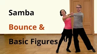 Samba Bounce Exercise and Basic Figures / Latin Dance