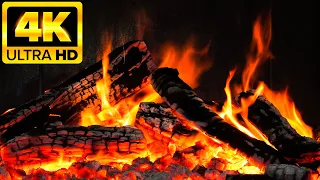 The Best Relaxing Fireplace 4K HD 🔥🔥 10 Hours of Crackling Fire Sounds with Burning Fireplace 🔥🔥