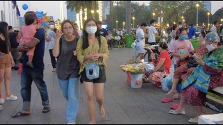 Phnom Penh Walking Tour - Street Scene, Trip, Evening, Relax & More | CAMBODIA 2023