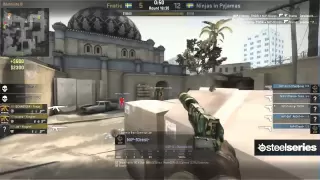 NiP vs Fnatic on de_dust2 @ Dreamhack Winter 2013 Grand Finals (CS:GO NiP vs FNC) Game 1