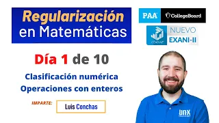 Día 1 - Clasificación numérica y operaciones básicas - Matemáticas