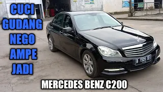 mercedes benz c200 ex taxi begini kondisinya😊😊