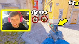 S1MPLE SHOWS OFF HIS ONETAPS IN CS2! CSGO Twitch Clips