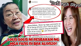 🎯Lolit Solis,Supalpal sa mga Fans ni Bea Alonzo!Lolit,Nanggagalaiti sa  Galit!!!