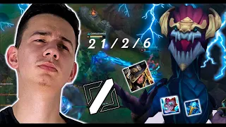 COMO CARREGAR DE AURELION SOL NO HIGH ELO!!! TOP 1 AURELION SOL BR