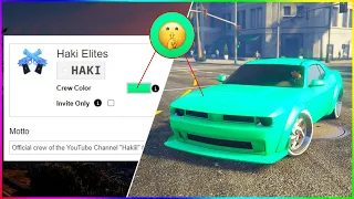 *EASY* CUSTOM MODDED CREW COLORS ON ANY CAR IN GTA 5 ONLINE! (Modded Crew Color Paintjob Tutorial)