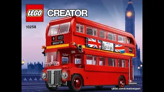 London Bus Lego build 10258