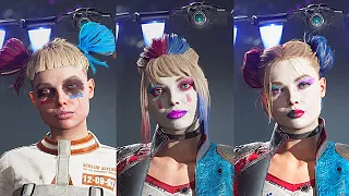 Harley Quinn ALL Costumes, Voicelines and Emotes - Suicide Squad: Kill The Justice League