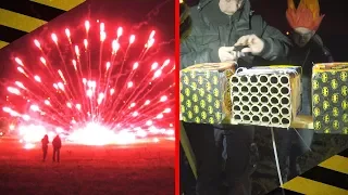 HUGE HORIZONTAL FIREWORKS!