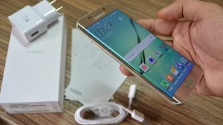 Samsung Galaxy S6 Edge Unboxing [Gold Platinum] + First Impressions! | Indian Consumer