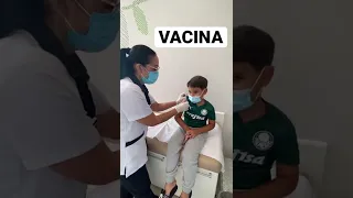 MEU FILHO TOMANDO VACINA DA GRIPE 2022 #shorts #saude Gabriel Neto #fofofone