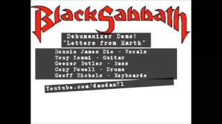 Black Sabbath "Letters from Earth" Dehumanizer  Demo Alternate Lyrics unused song