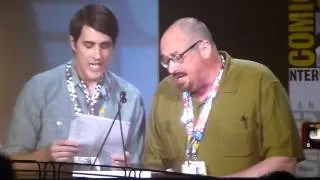 J.G. Quintel and William Salyers sing at Comic Con 2014