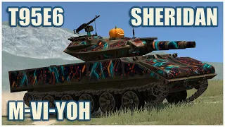 T95E6, XM551 Sheridan & M-VI-Yoh • WoT Blitz Gameplay