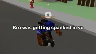 Roblox Slender is literally spanked by his dad in Da Hood
