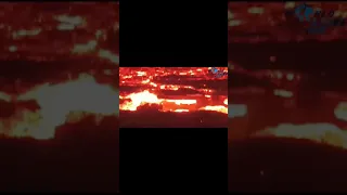 Terrible: the seconds of a mega tsunami of lava fountains sinking La Palma | canary islands