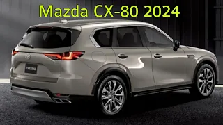 All New 2024 Mazda CX-80 Three Row SUV First Look | Mazda CX-80 2024