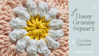 Ditsy Daisy Granny Squares - Crochet Tutorial