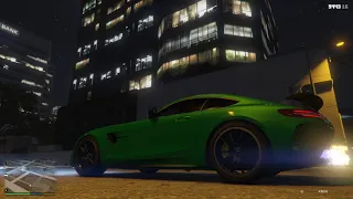 Mercedes AMG GTR 2017 mod, loud revs in GTA V!