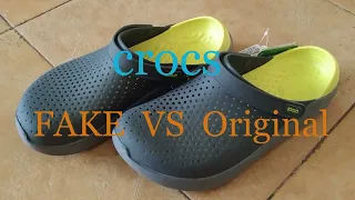 crocs: fake VS original and how you can examine tell the difference.