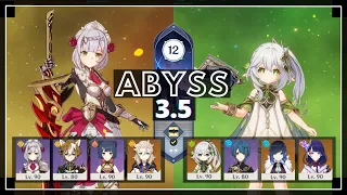 Noelle & Nahida | Spiral Abyss 3.5 | Floor 12 【Genshin Impact】